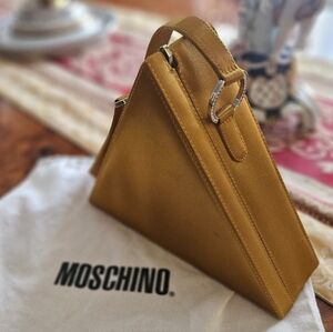 Moschino satin evening bag